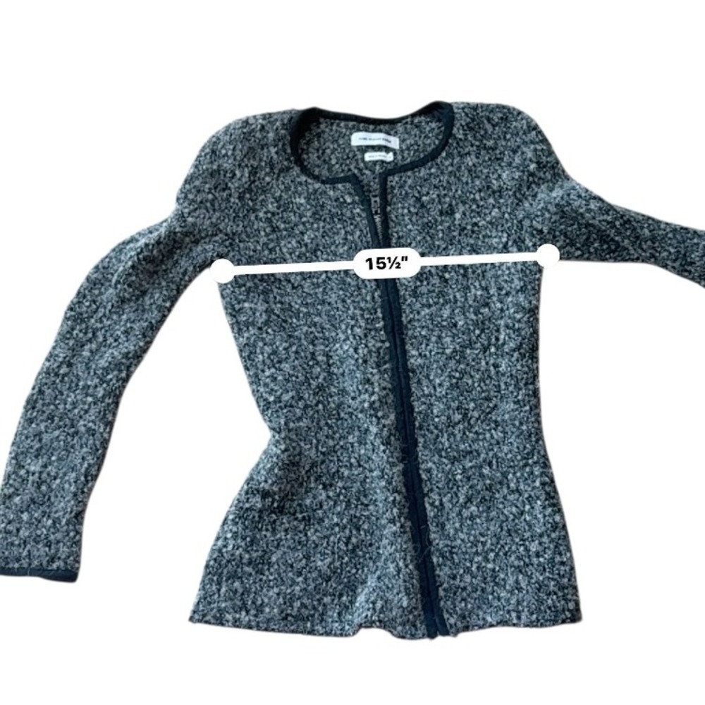 Isabel Marant Étoile Womens Octavia Zip Jacket Wool Mohair Gray Size 38 - Picture 6 of 11
